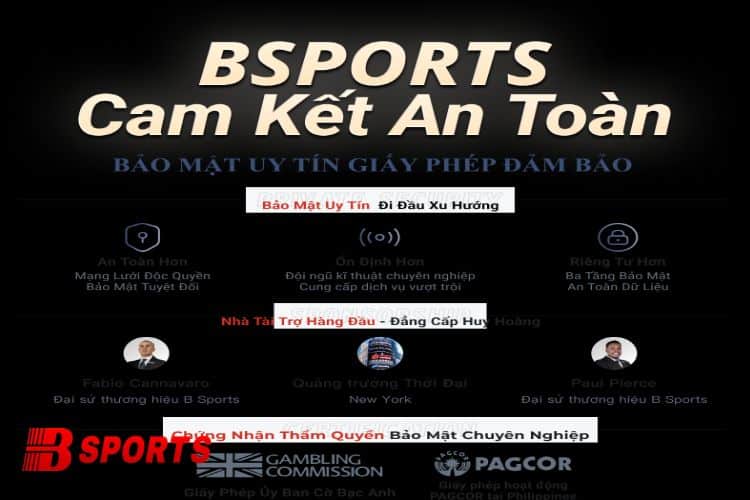 Bsport luôn đảm bảo an toàn mọi dữ liệu khách hàng cung cấp
